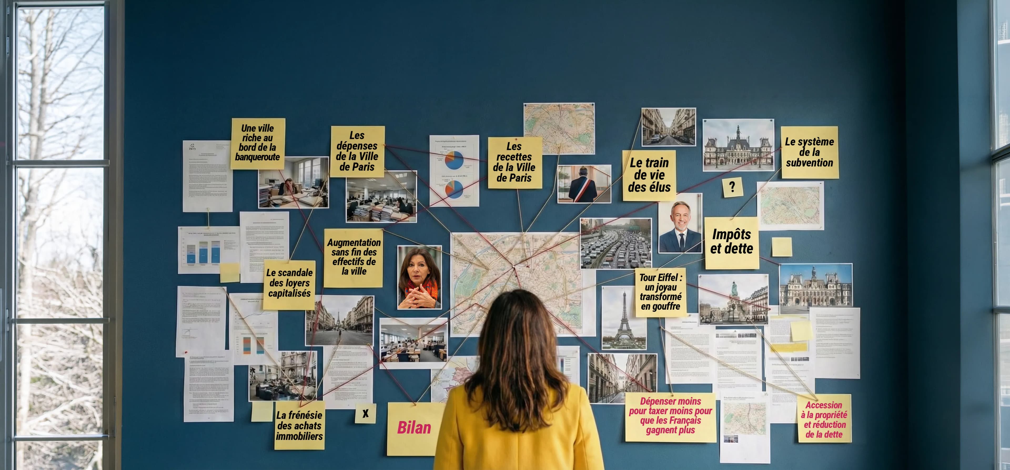 Tableau d'enquête sur les finances de Paris