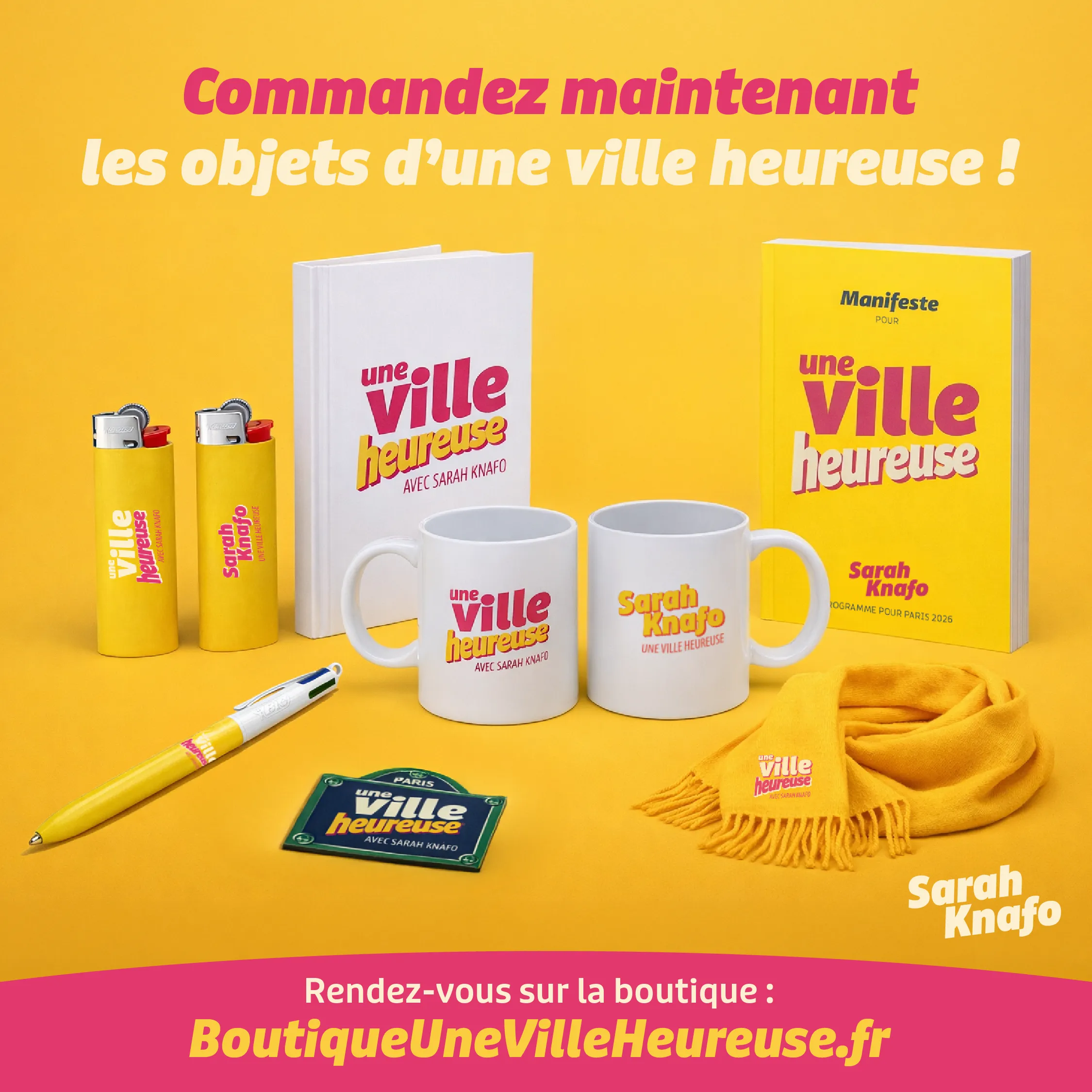 Sarah Knafo - Goodies Carré