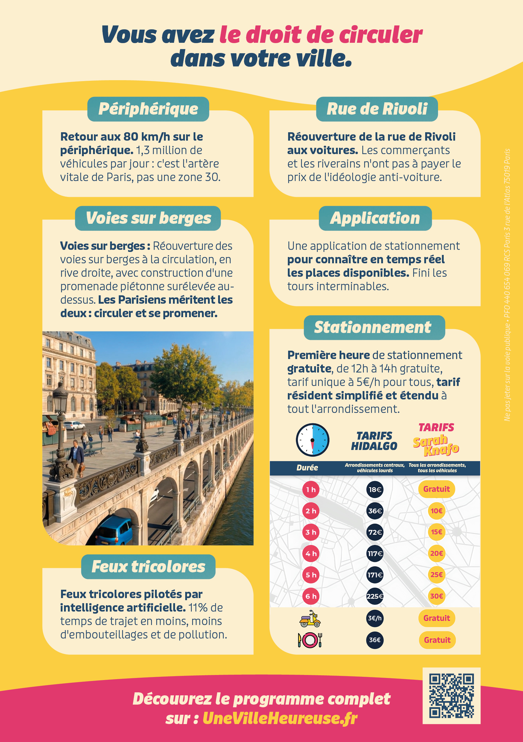 Tract Automobilistes & deux-roues verso